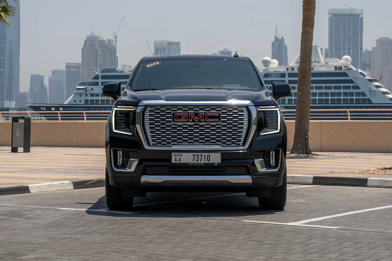 Rent GMC Yukon Denali Blue 2023 in Dubai - 2 