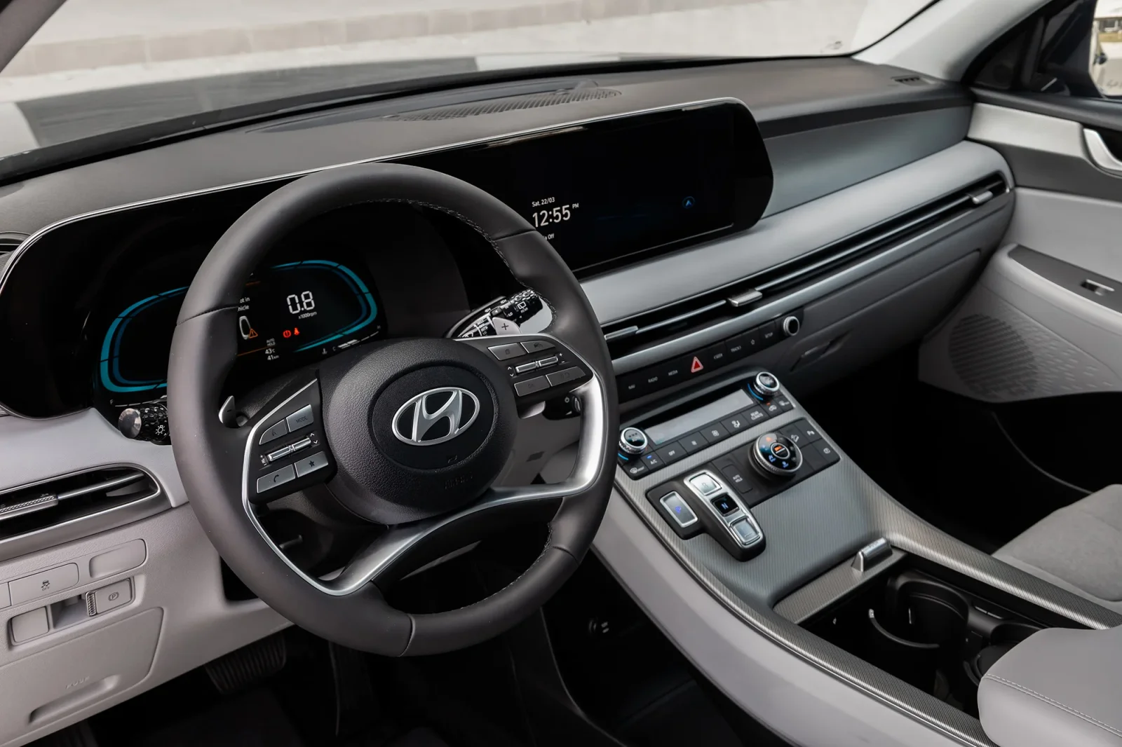 Huren Hyundai Palisade  Zwart 2025 in Dubai - 3 