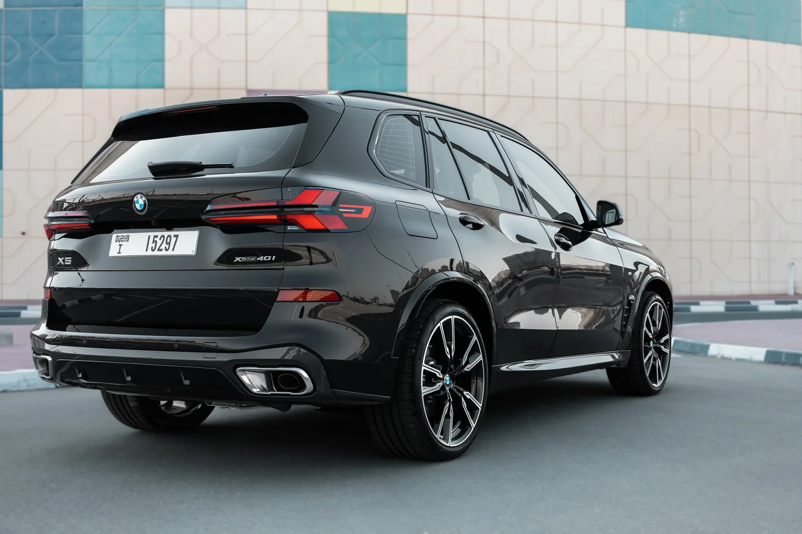 Rent BMW X5 40i M-Sport Black 2025 in Dubai - 9 