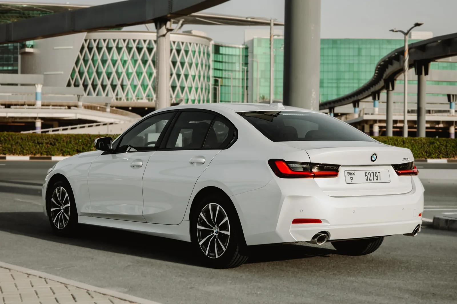 Rent BMW 3-Series 318i White 2025 in Dubai - 10 