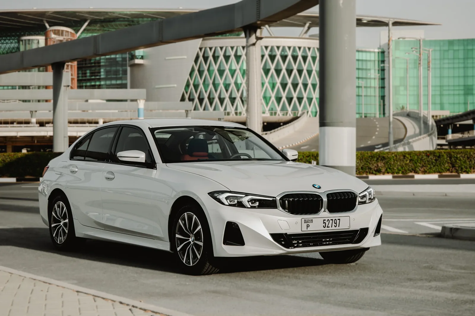 Rent BMW 3-Series 318i White 2025 in Dubai - 2 