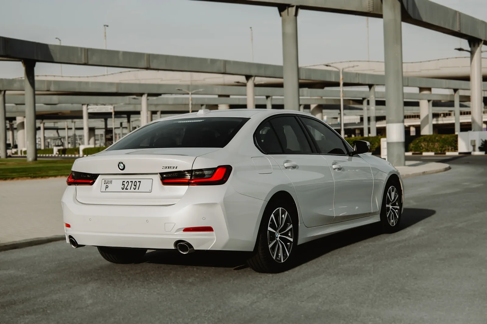 Rent BMW 3-Series 318i White 2025 in Dubai - 9 