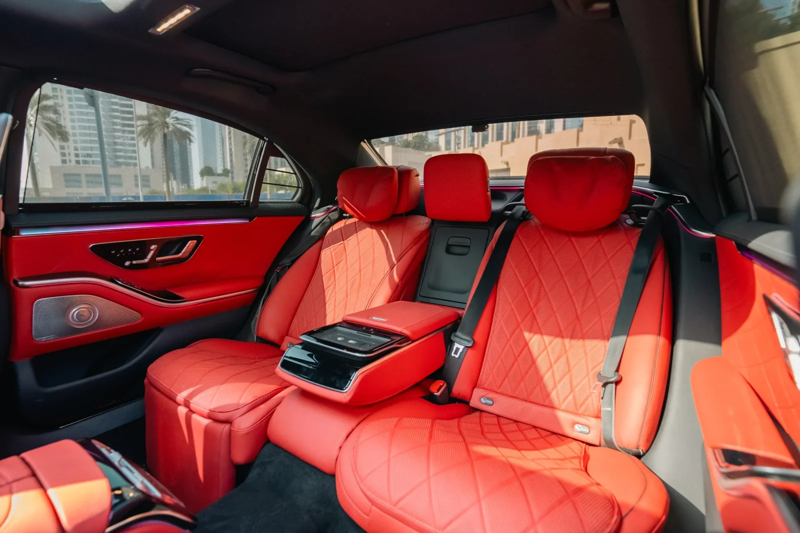 Rent Mercedes-Benz S-Class 500 Black 2023 in Dubai - 3 