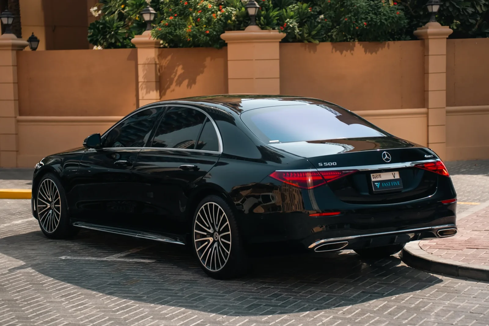 Rent Mercedes-Benz S-Class 500 Black 2023 in Dubai - 4 