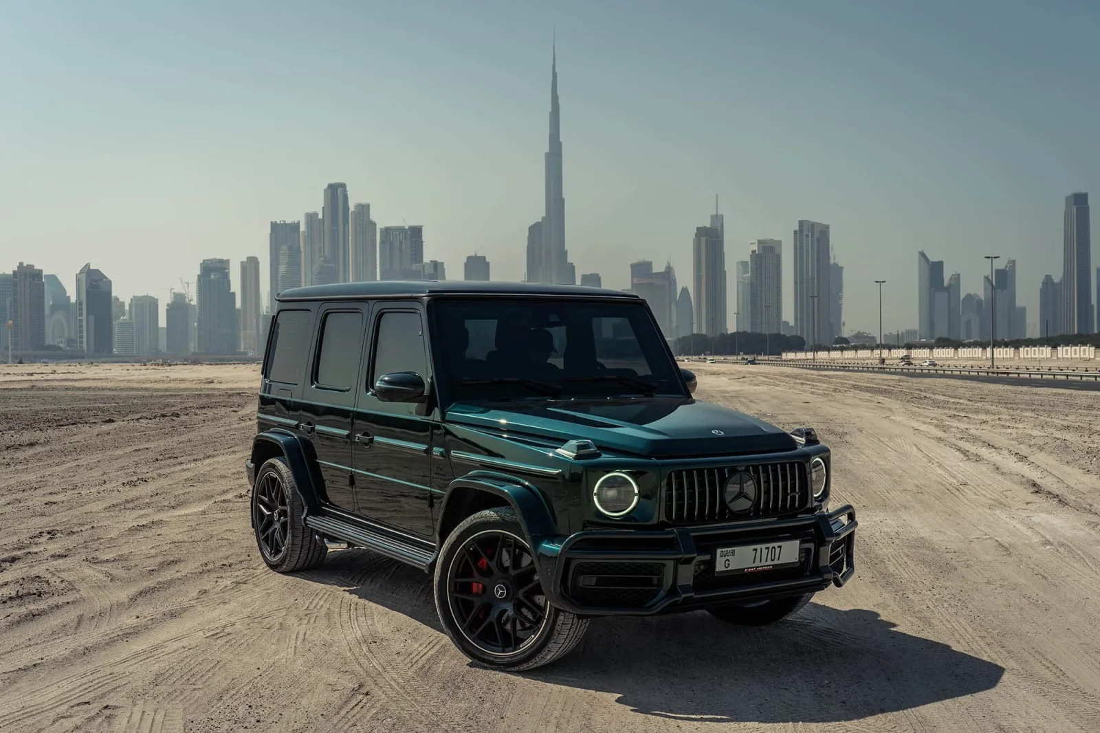 Miete Mercedes-Benz G-Class G63 Emerald Green Grün 2022 in der Dubai