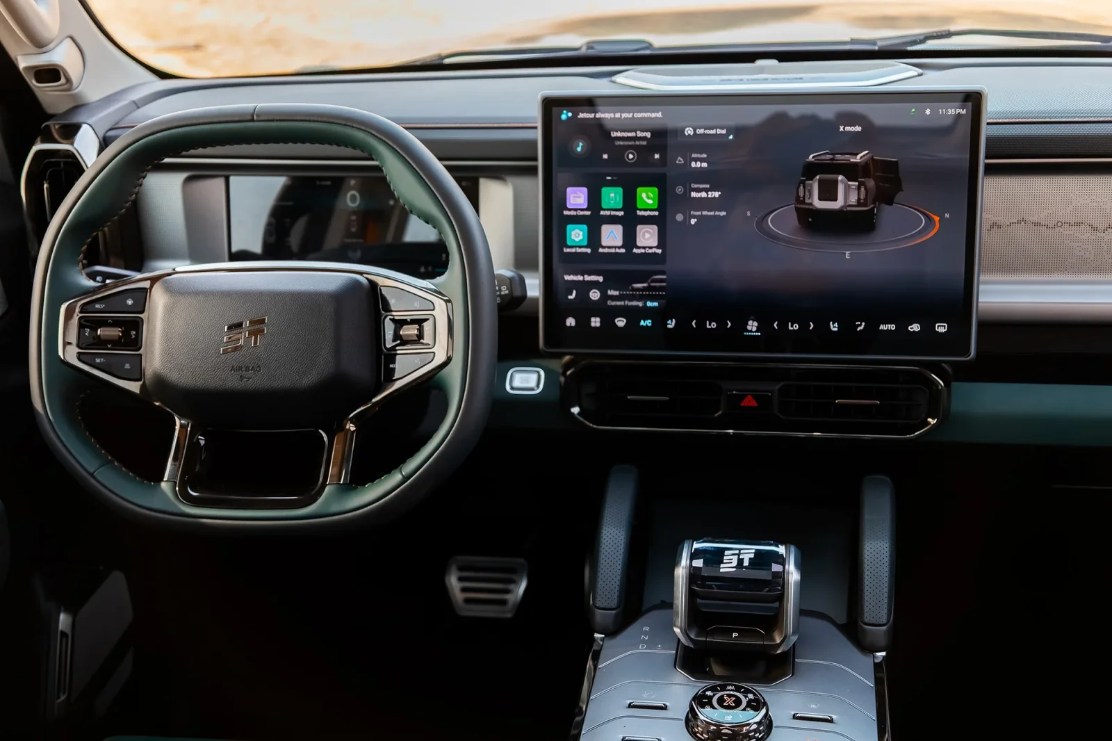 Kiralık Jetour T2  Gri 2024 içinde Dubai - 3 