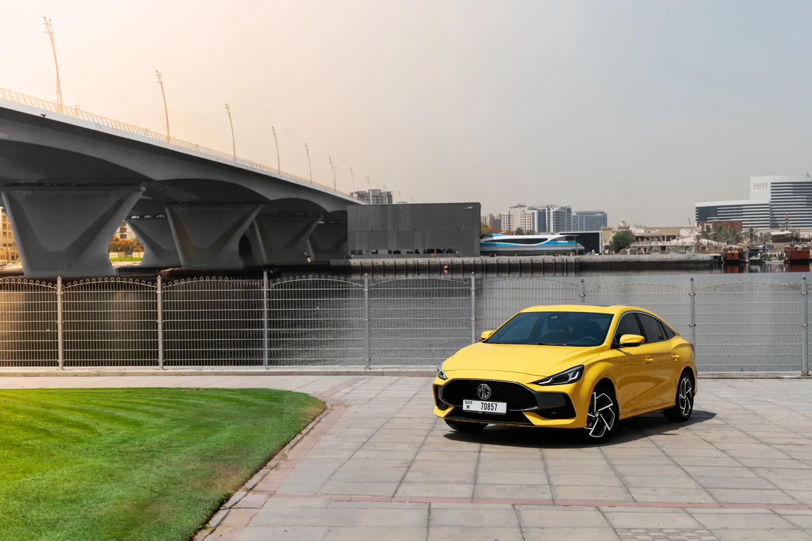 Rent MG gt  Yellow 2025 in Dubai