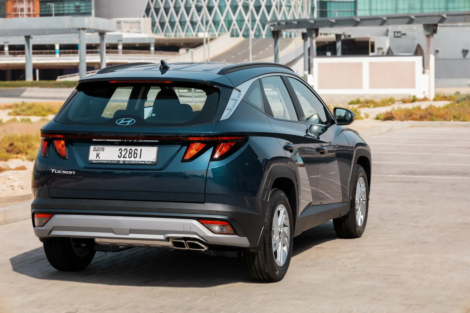 Kiralık Hyundai Tucson  Mavi 2025 içinde Dubai - 14 