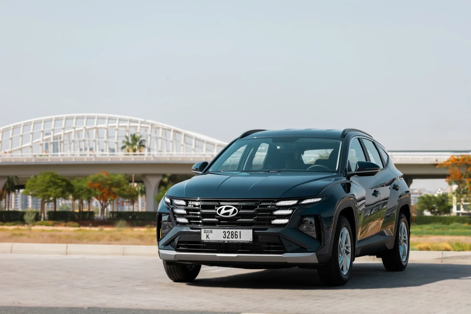 Kiralık Hyundai Tucson  Mavi 2025 içinde Dubai - 13 