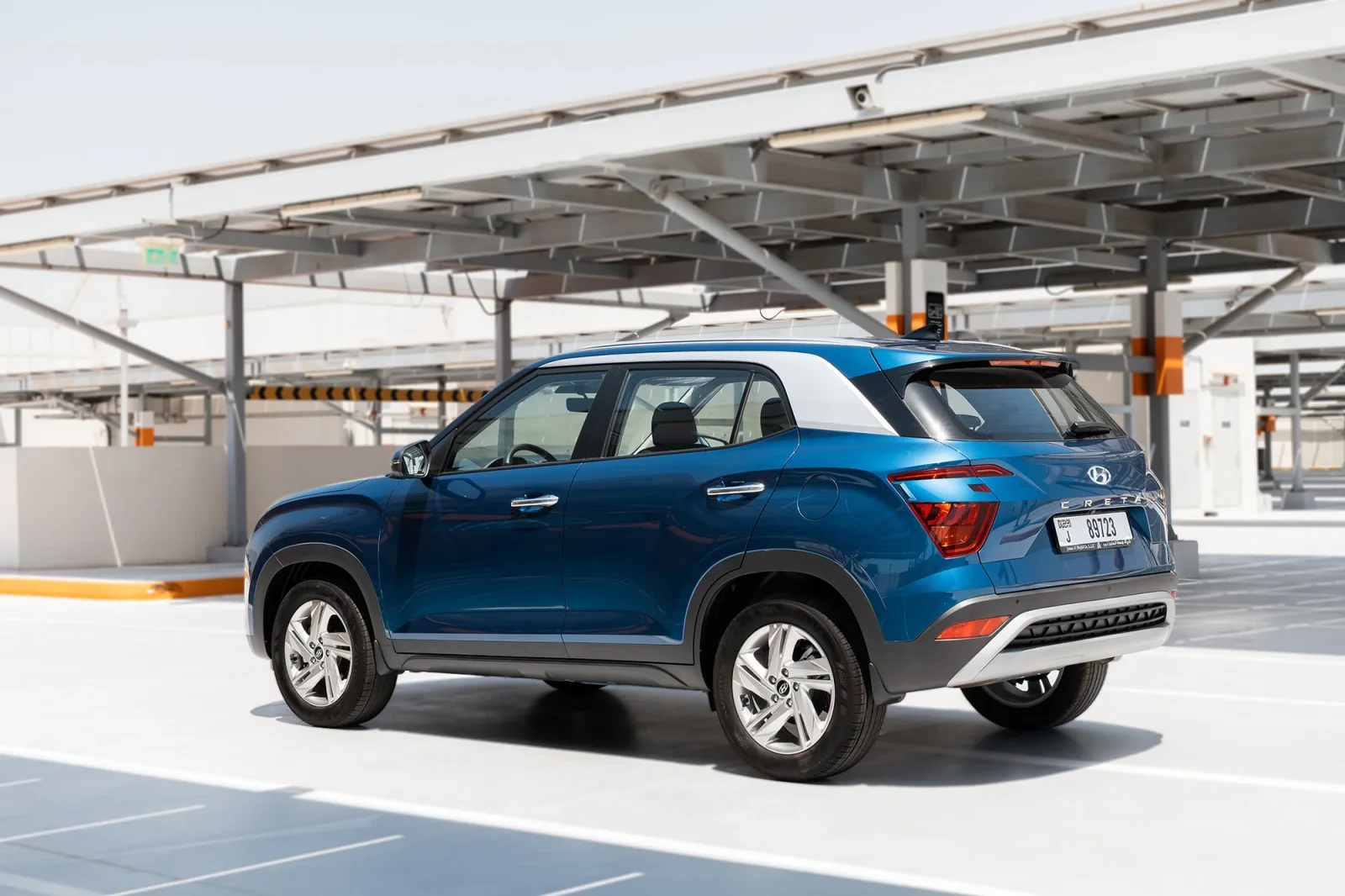 Loyer Hyundai Creta  Bleu 2025 en Dubai - 10 