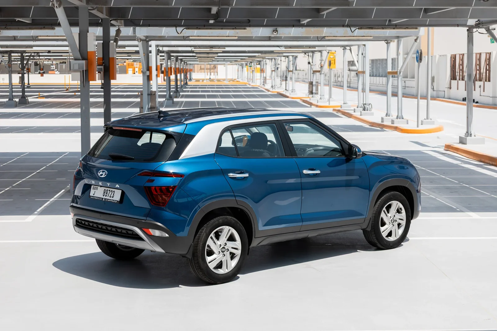 Loyer Hyundai Creta  Bleu 2025 en Dubai - 11 