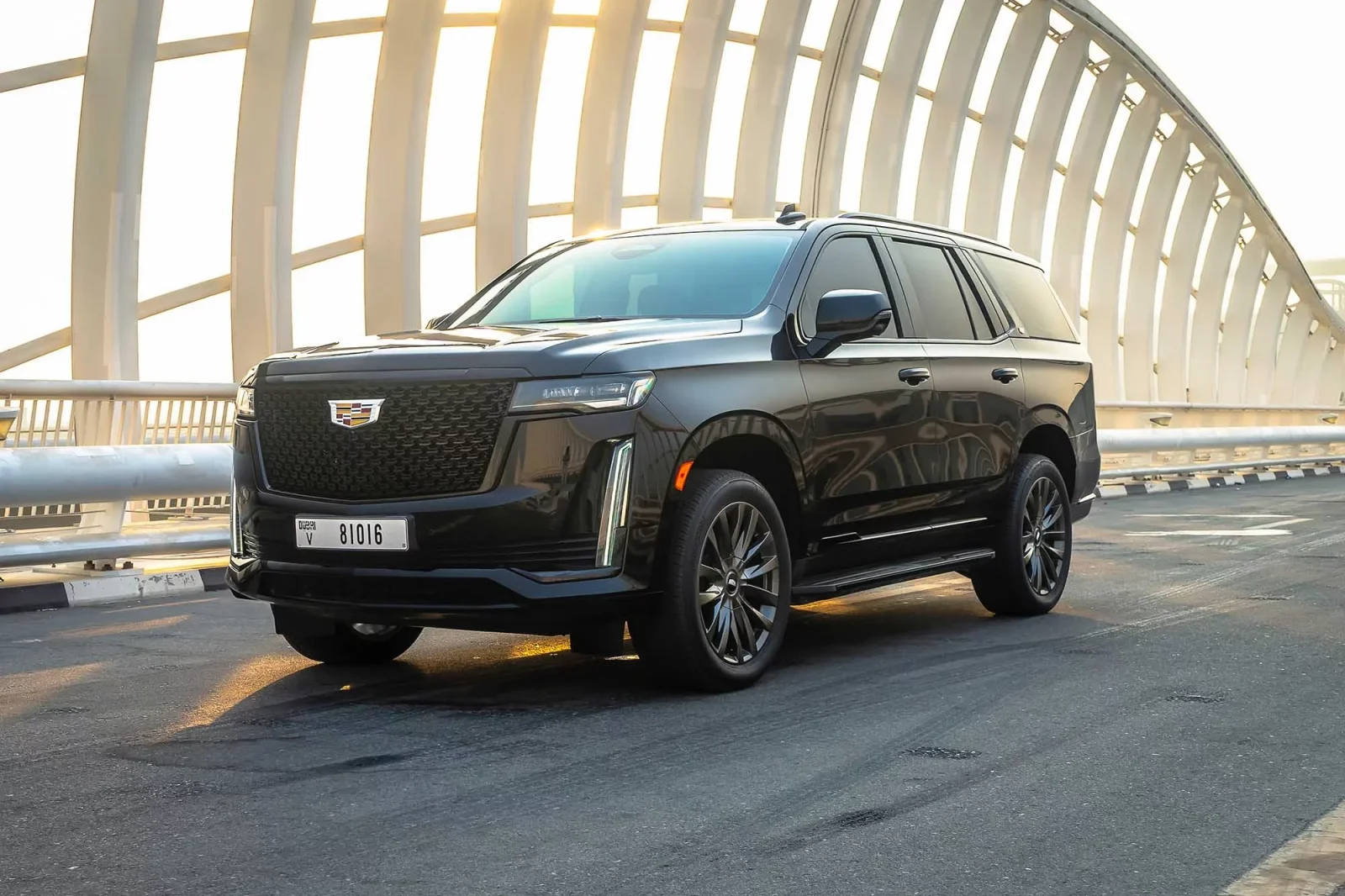 Miete Cadillac Escalade Black Edition Schwarz 2021 in der Dubai