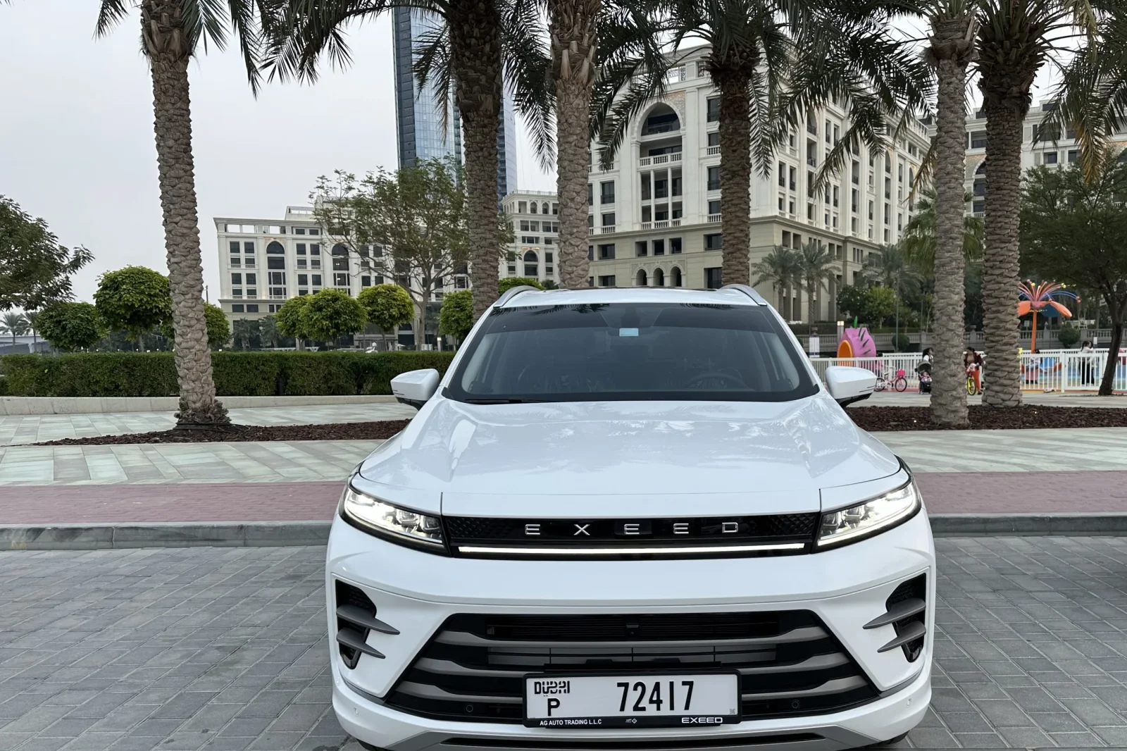 Miete Exeed LX  Blau 2024 in der Dubai - 2 