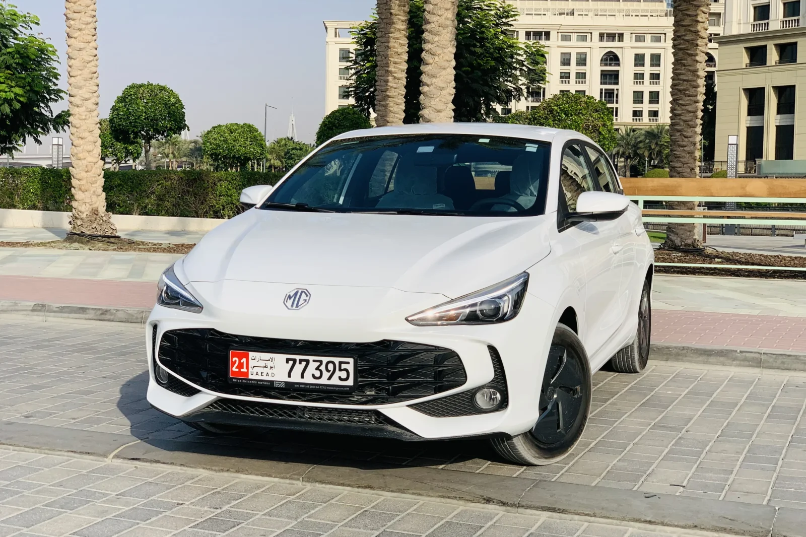 Miete MG 3  Weiß 2025 in der Dubai