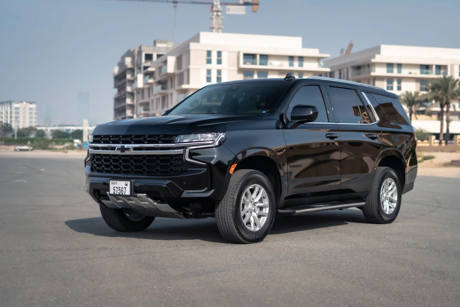 Rent Chevrolet Tahoe  Black 2023 in Dubai