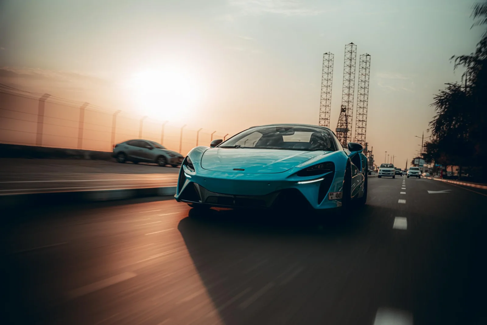 Loyer McLaren Artura  Cyan 2022 en Dubai