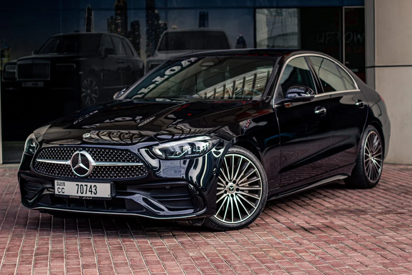 Affitto Mercedes-Benz C-Class Mercedes C200 Nero 2025 in Dubai