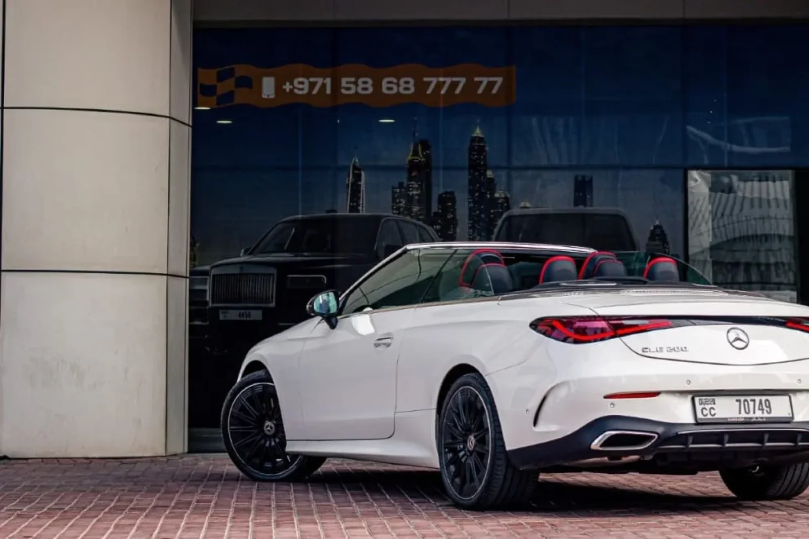 Huren Mercedes-Benz CLE-Class Mercedes CLE200  Wit 2025 in Dubai