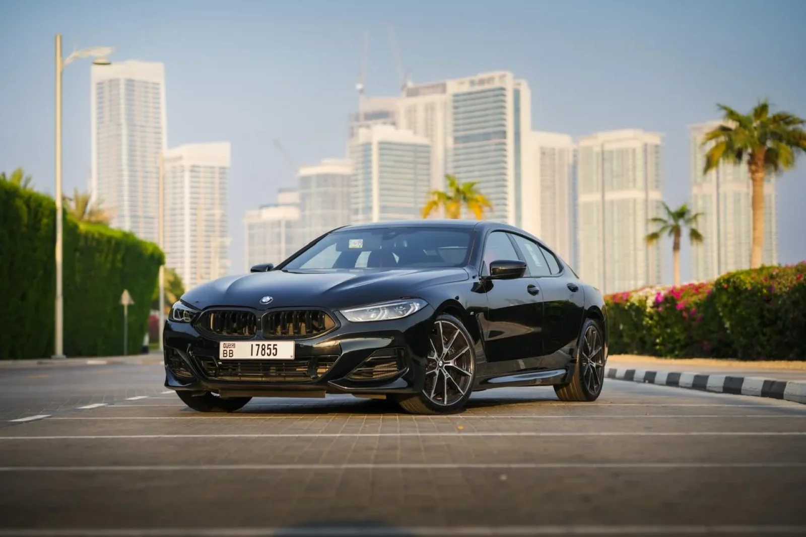 Rent BMW 8-Series BMW 840i coupe Black 2024 in Dubai