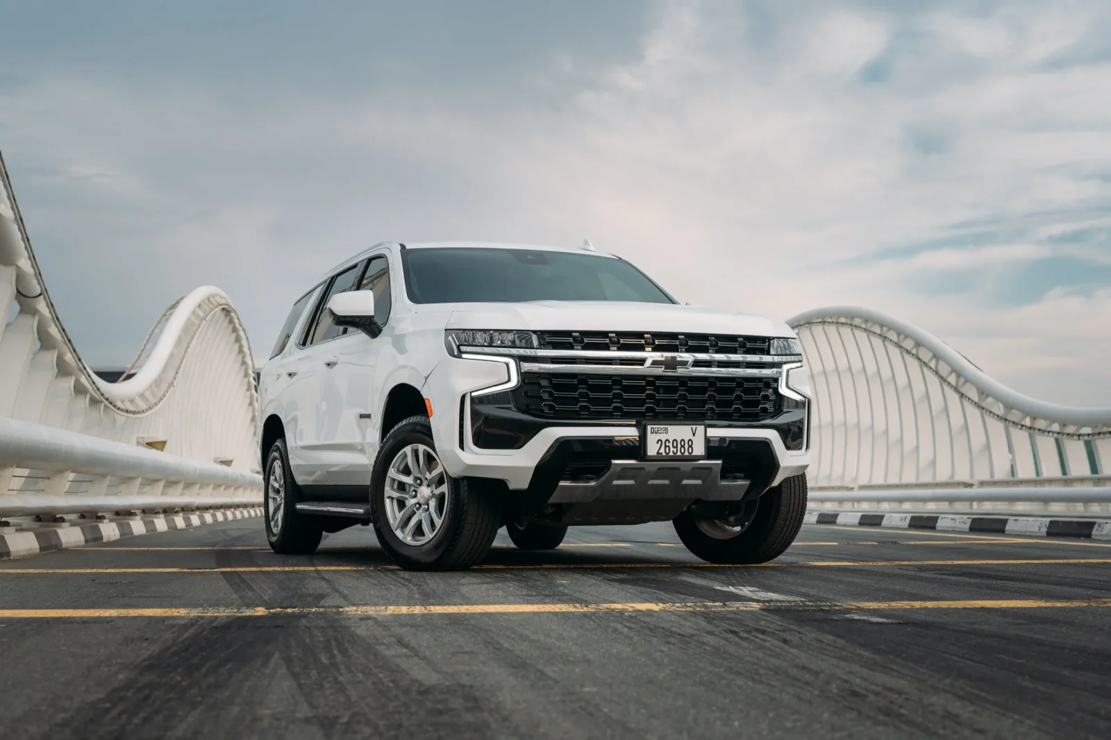 Rent Chevrolet Tahoe  White 2023 in Dubai