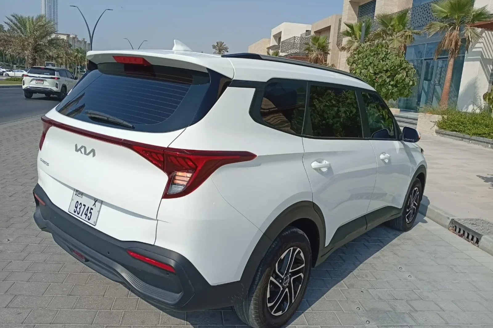 Rent Kia Carens  White 2025 in Dubai - 10 
