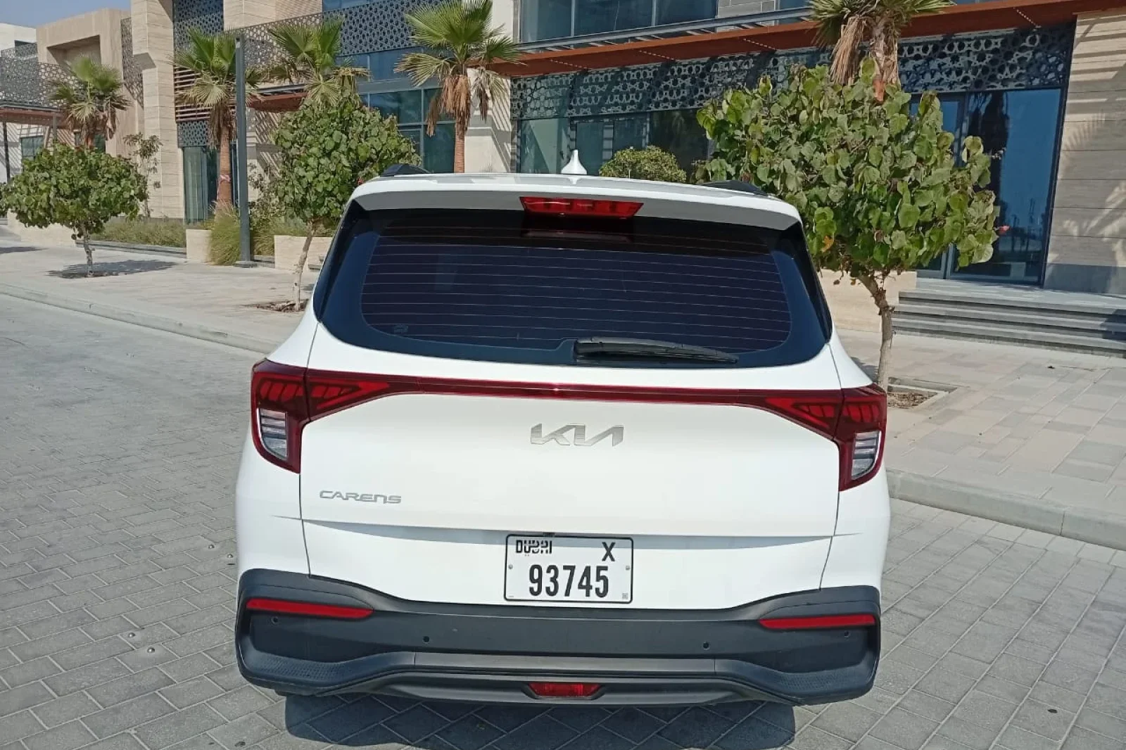 Rent Kia Carens  White 2025 in Dubai - 7 