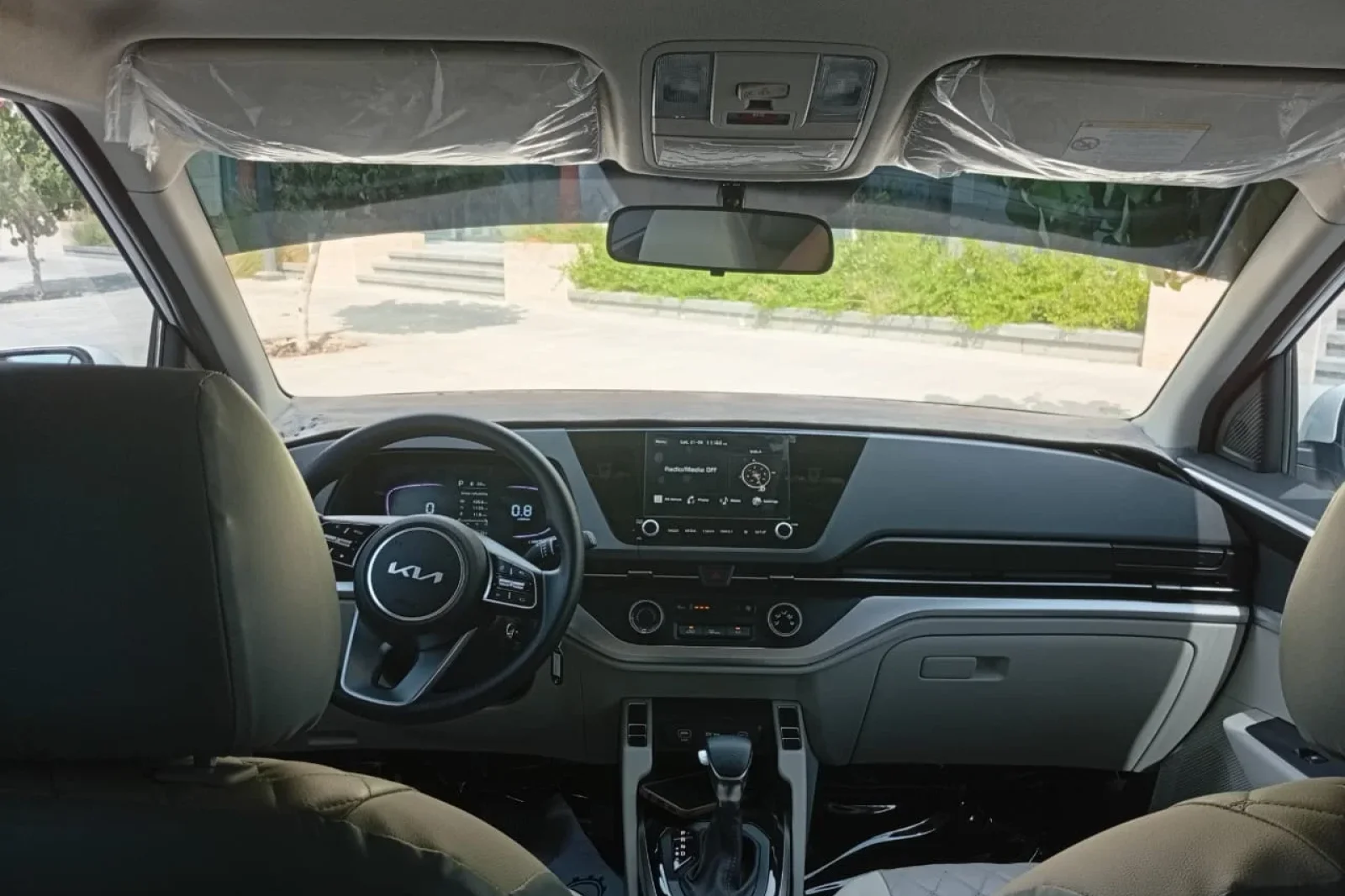 Rent Kia Carens  White 2025 in Dubai - 2 