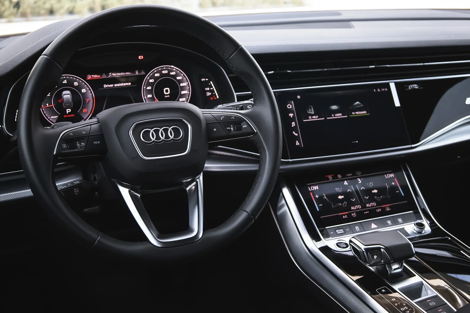 Rent Audi Q7  Silver 2023 in Dubai - 12 