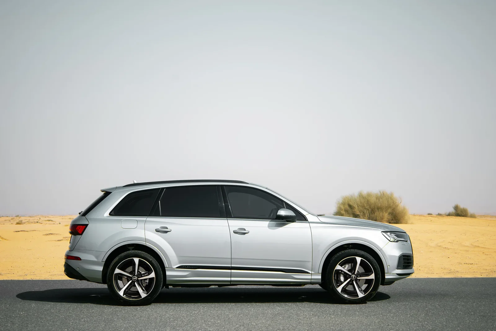 Rent Audi Q7  Silver 2023 in Dubai - 8 