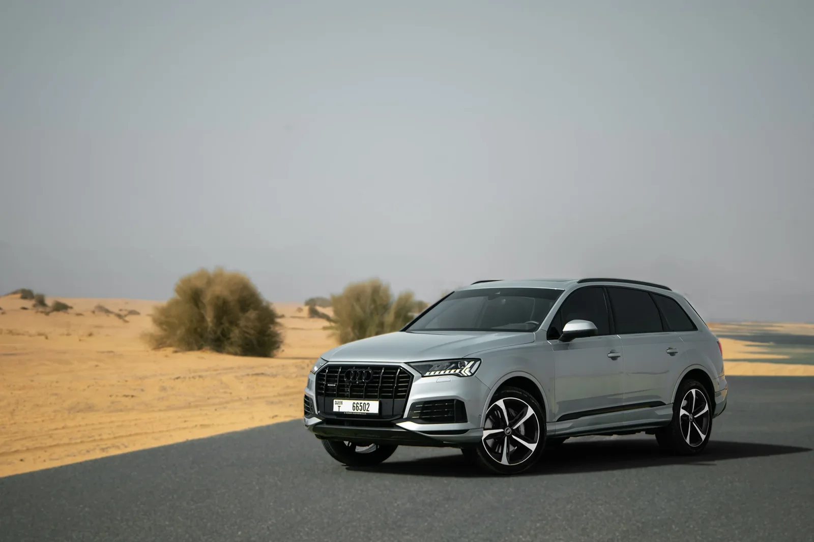 Rent Audi Q7  Silver 2023 in Dubai - 2 