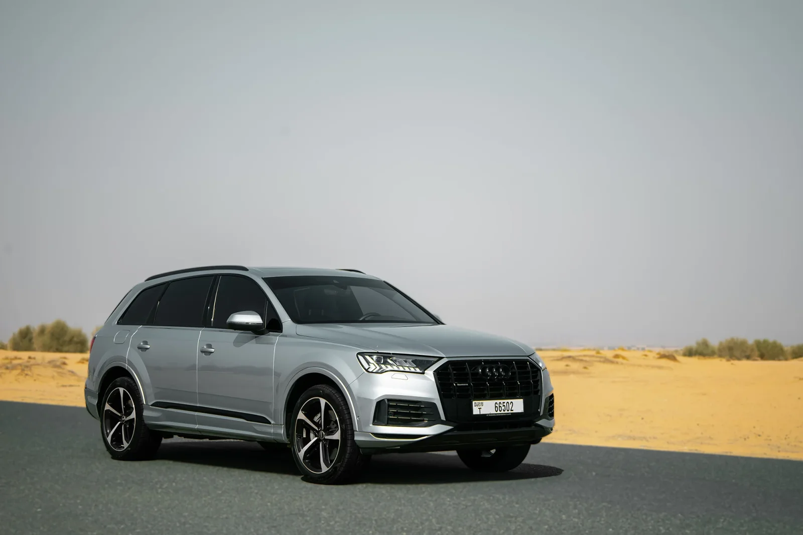 Rent Audi Q7  Silver 2023 in Dubai - 7 