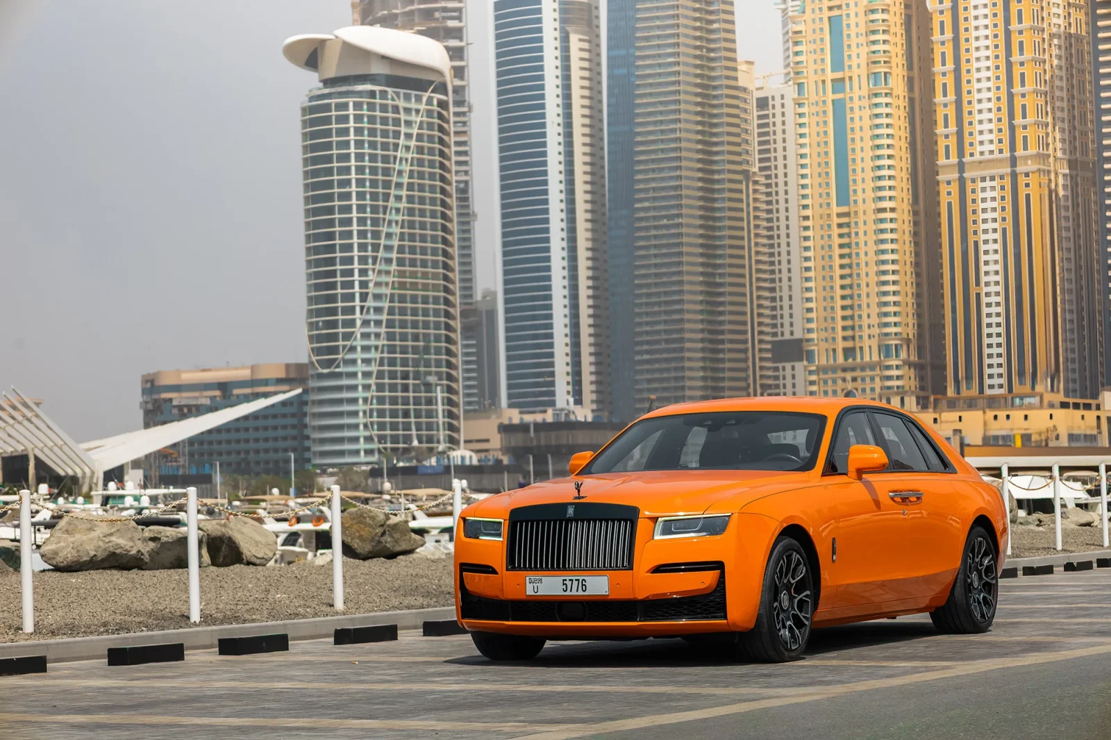 Аренда Rolls-Royce Ghost  Оранжевый 2023 в Дубае - 7 