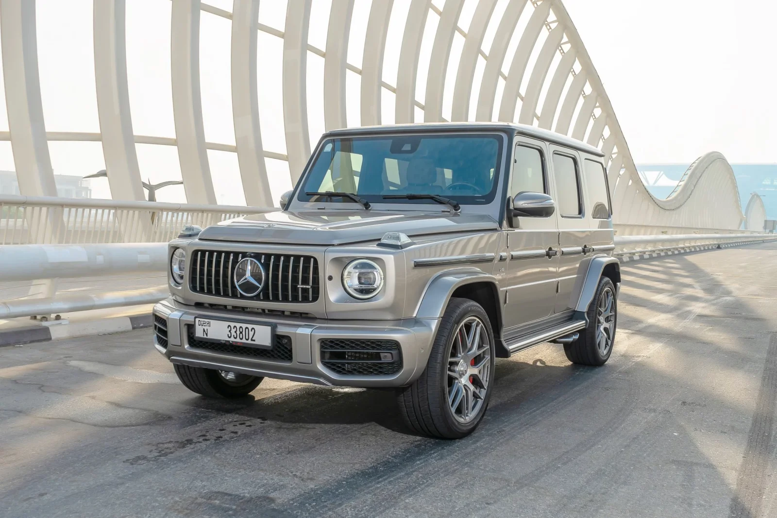 Miete Mercedes-Benz G-Class G63 Grau 2021 in der Dubai