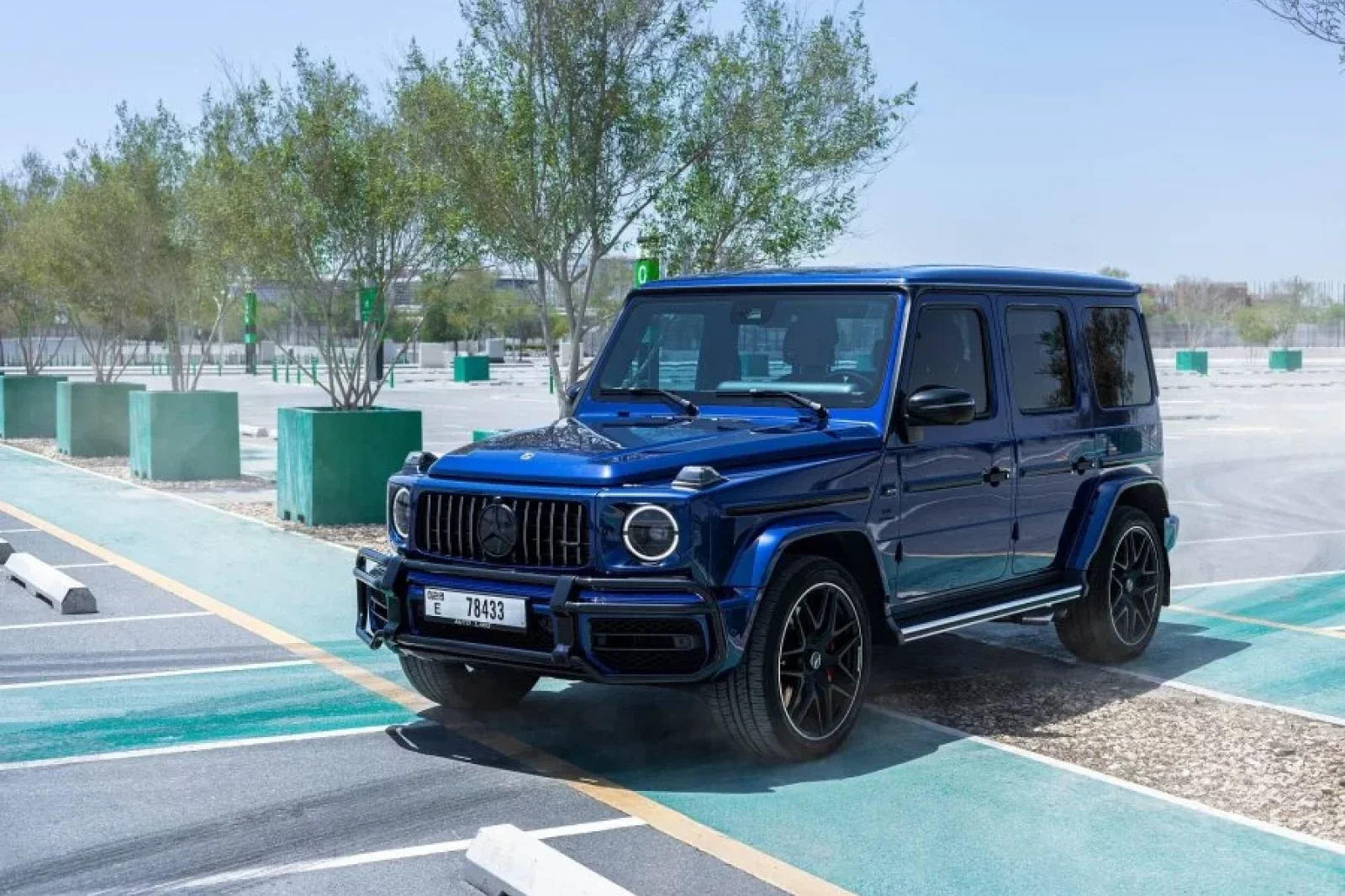 Kiralık Mercedes-Benz G-Class (G500) Mavi 2022 içinde Dubai