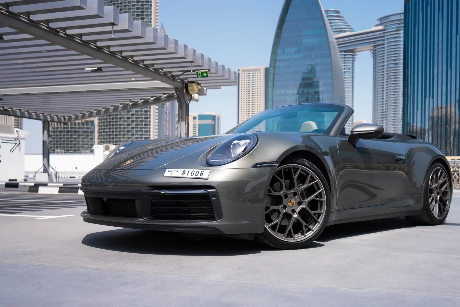 Rent Porsche 911  Grey 2021 in Dubai