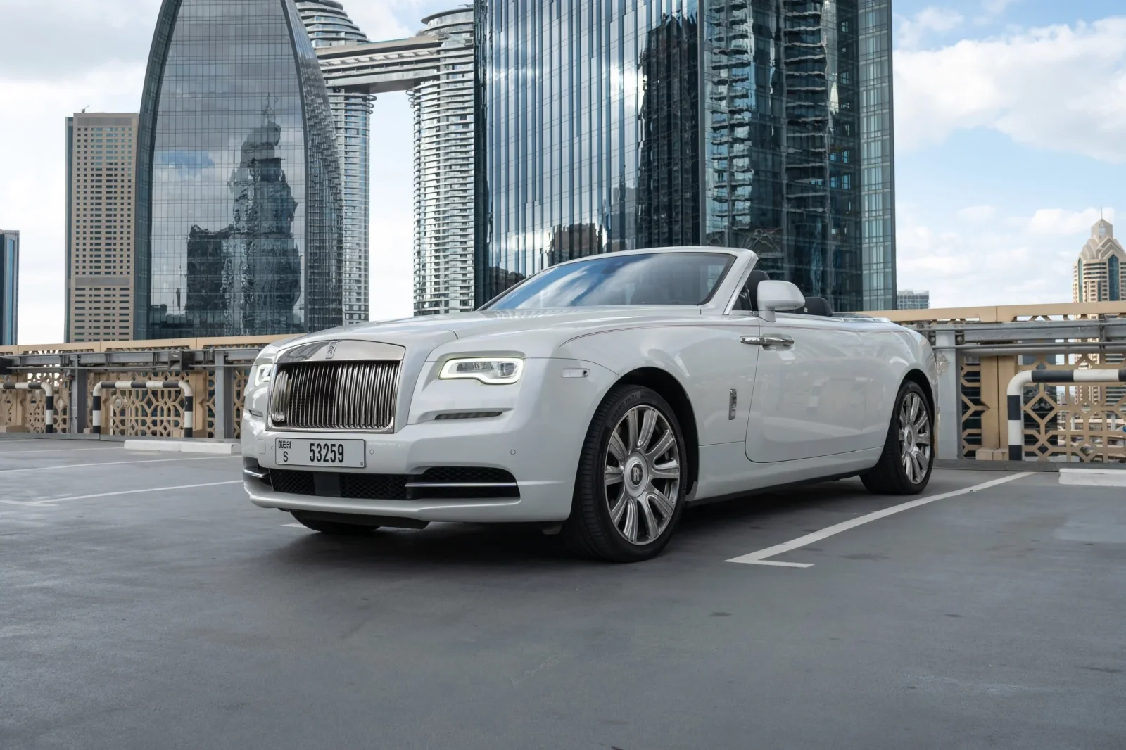 Affitto Rolls-Royce Dawn  Bianco 2017 in Dubai