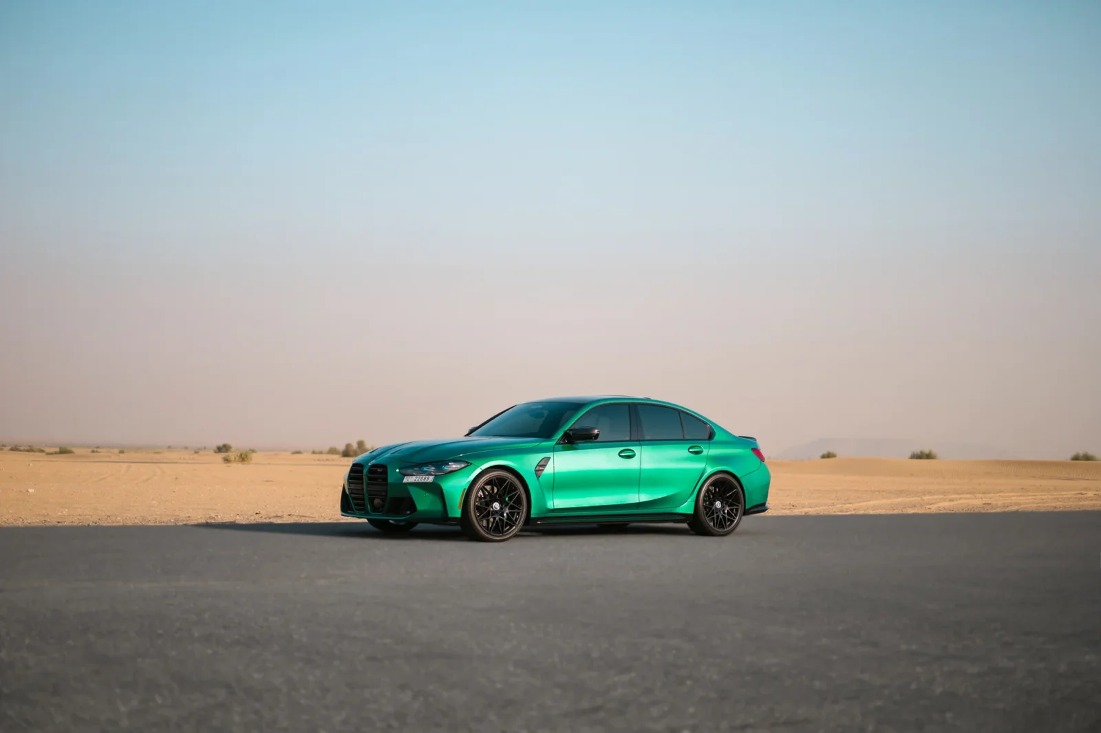 Kiralık BMW M3  Yeşil 2021 içinde Dubai - 3 