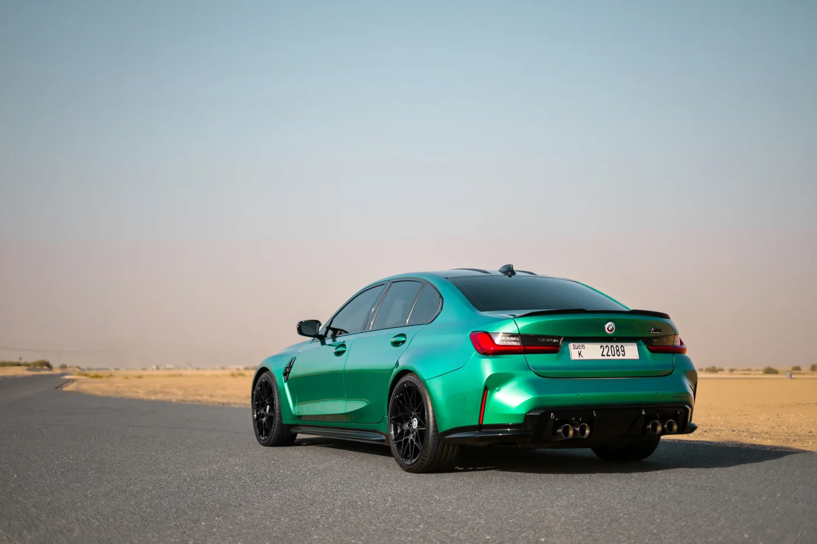 Kiralık BMW M3  Yeşil 2021 içinde Dubai - 17 