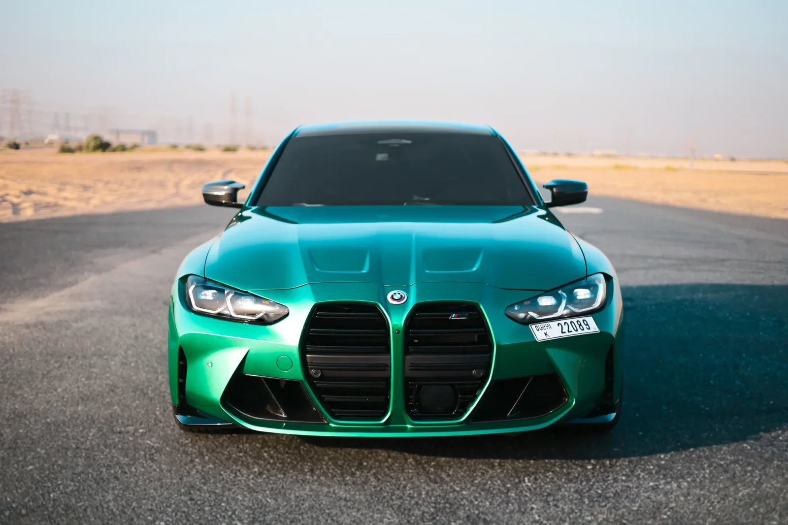 Kiralık BMW M3  Yeşil 2021 içinde Dubai - 2 