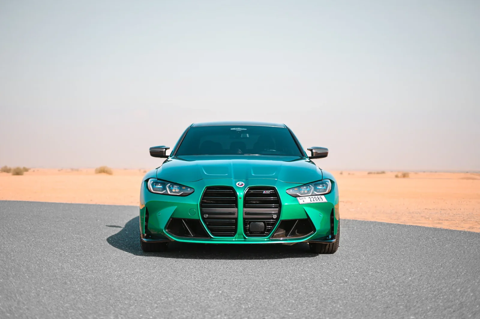 Kiralık BMW M3  Yeşil 2021 içinde Dubai - 16 