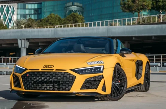 Audi R8 Yellow 2022