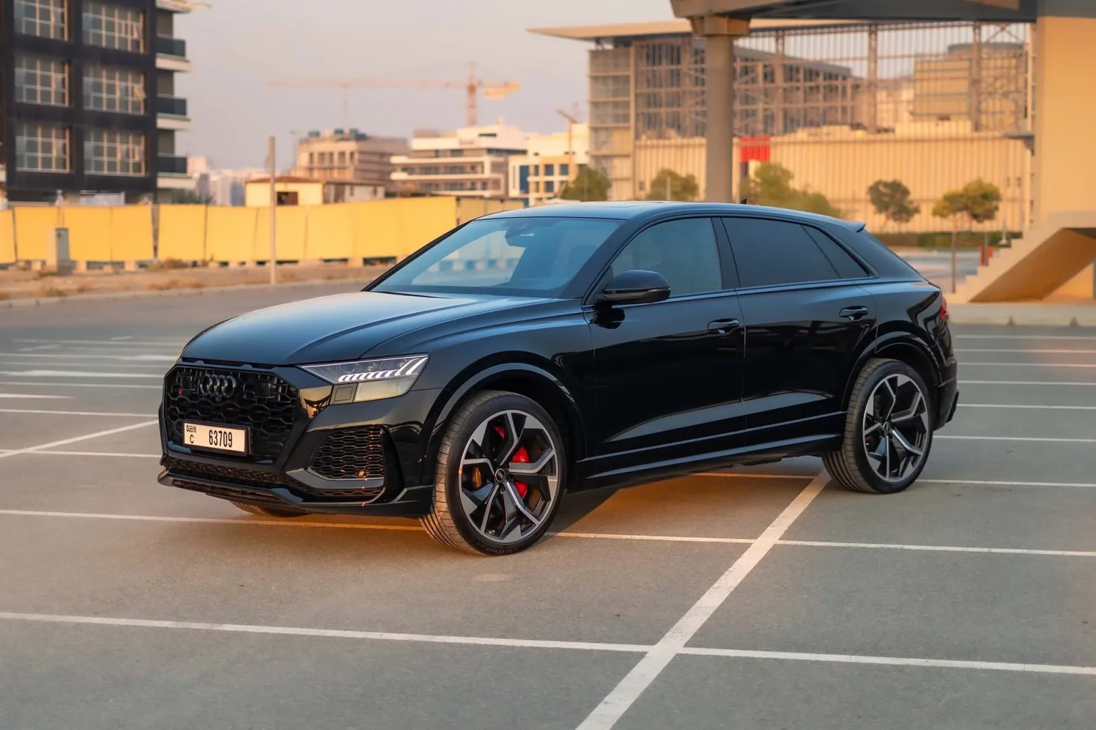 Rent Audi RS Q8  Black 2022 in Dubai