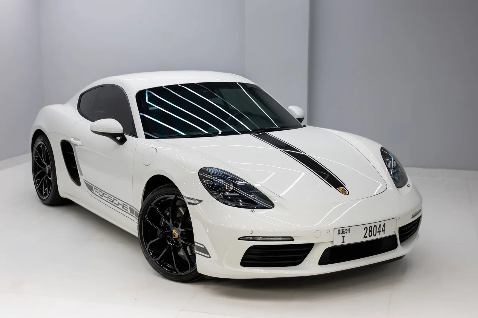 Rent Porsche Cayman  White 2024 in Dubai