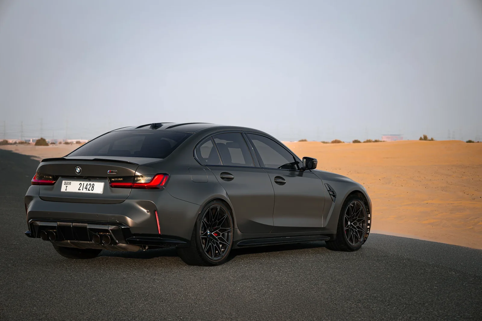 Аренда BMW M3 Competition Серый 2025 в Дубае - 14 