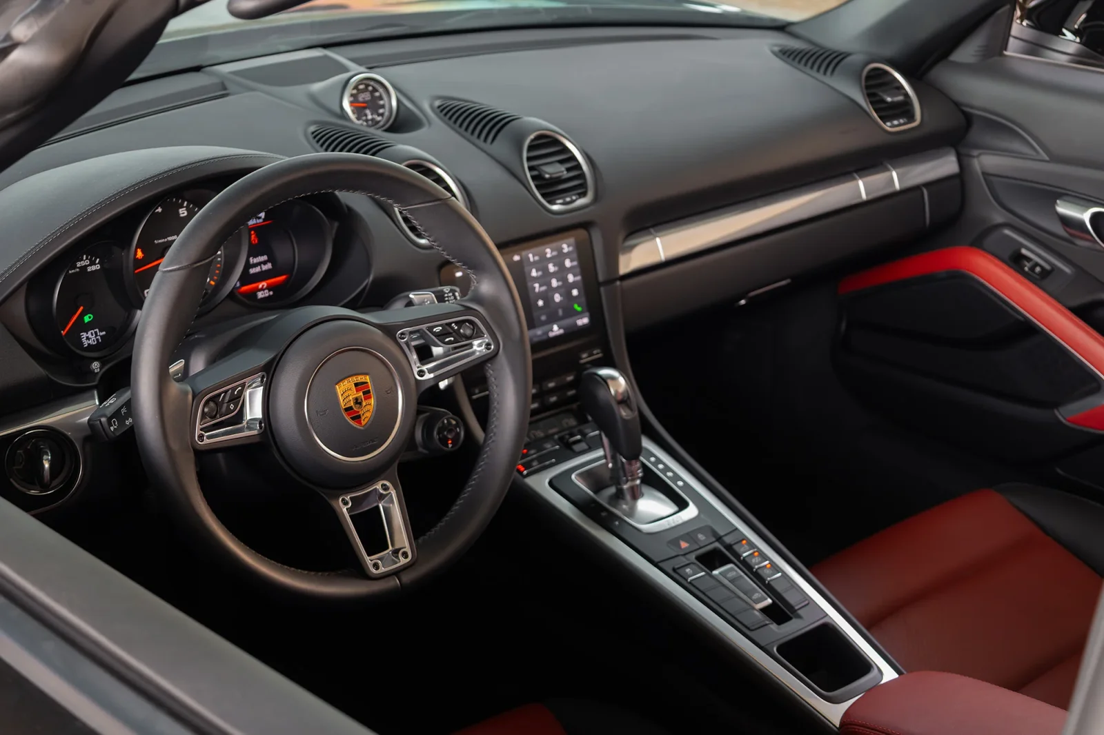 Rent Porsche Boxster  Black 2024 in Dubai - 13 