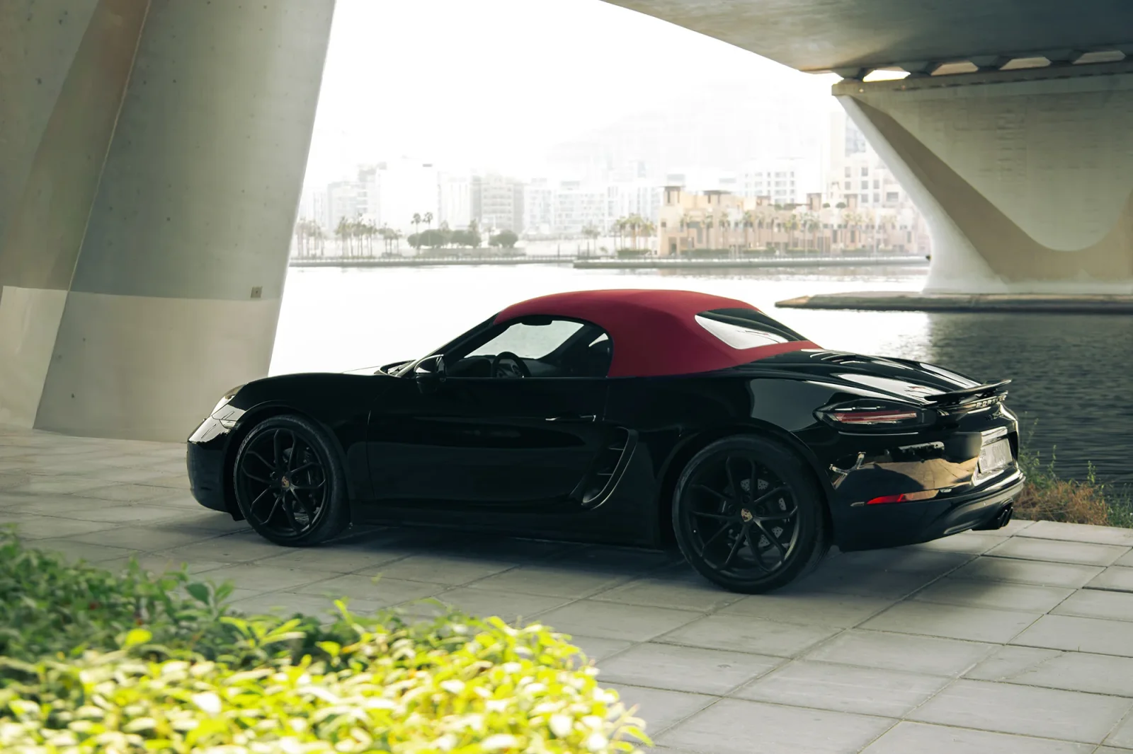 Rent Porsche Boxster  Black 2024 in Dubai - 12 