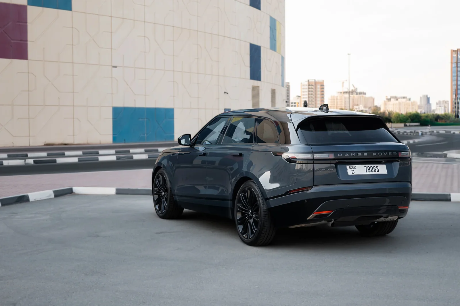 Rent Land Rover Range Rover Velar  Blue 2024 in Dubai - 4 