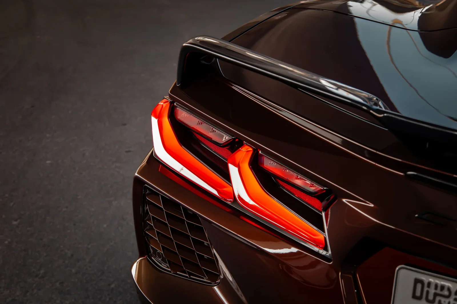 Rent Chevrolet Corvette C8 Brown 2023 in Dubai - 11 