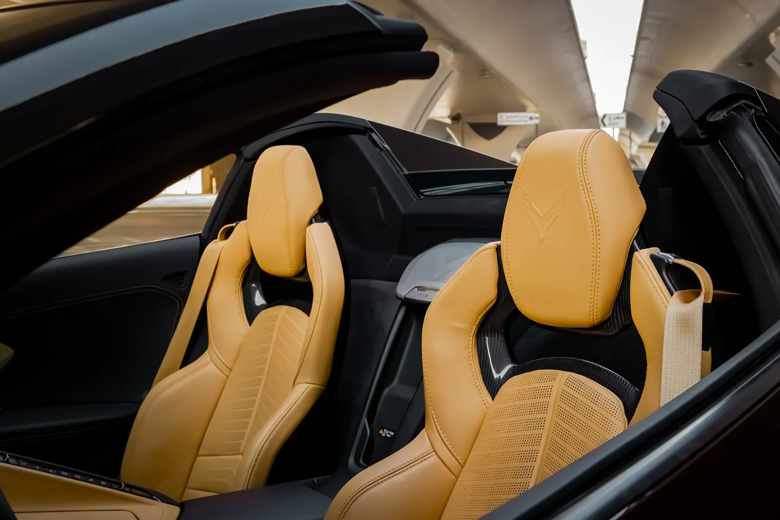 Rent Chevrolet Corvette C8 Brown 2023 in Dubai - 5 