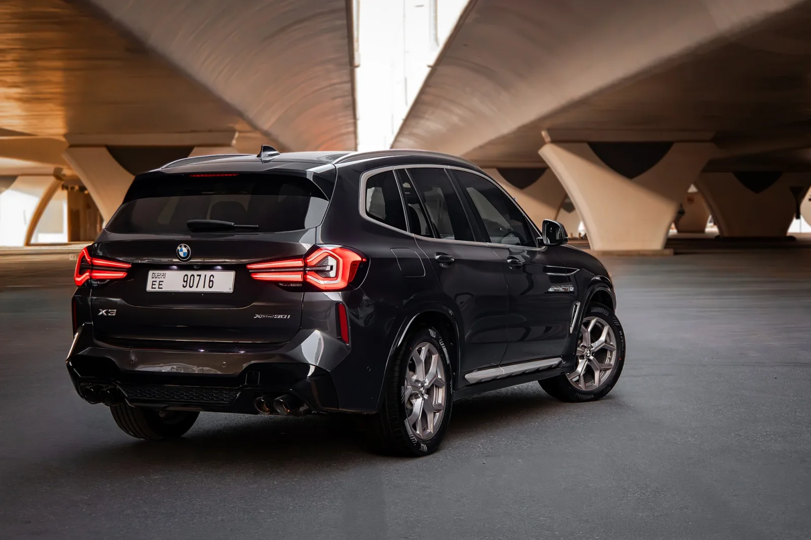 Rent BMW X3  Grey 2024 in Dubai - 8 